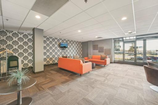 Community room on main level