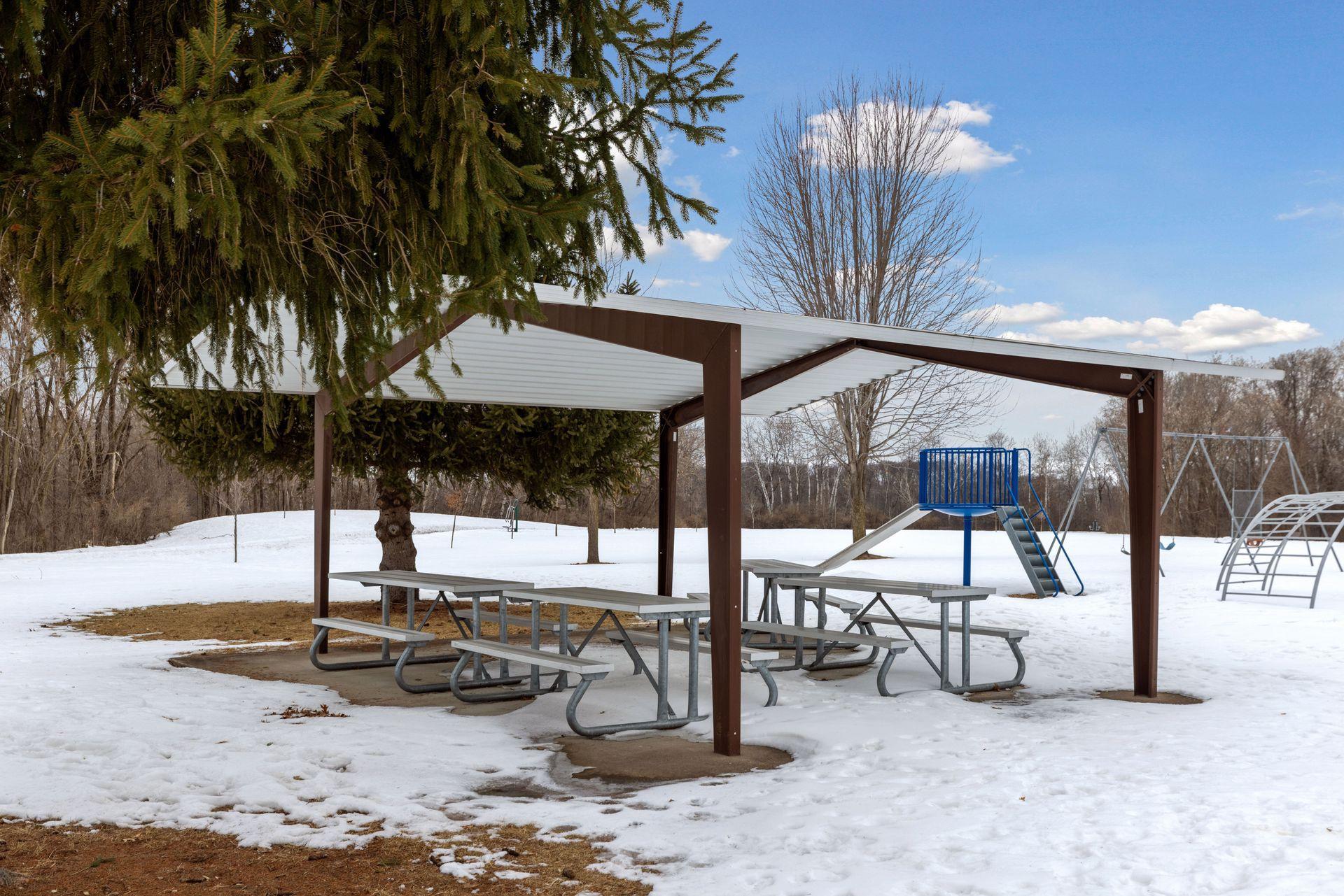 Picnic Shelter at Park Across the Street