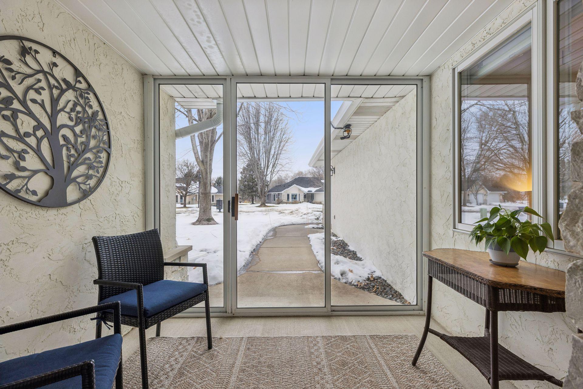 Covered Front Entry Porch