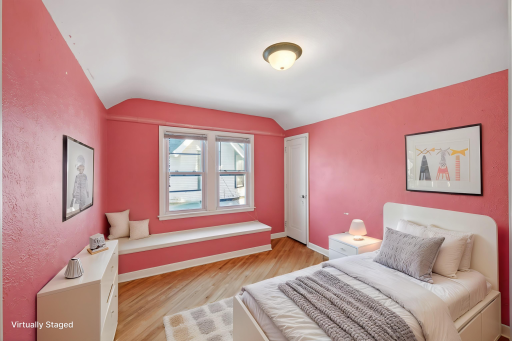 2nd Upper Level Bedroom (virtually staged)