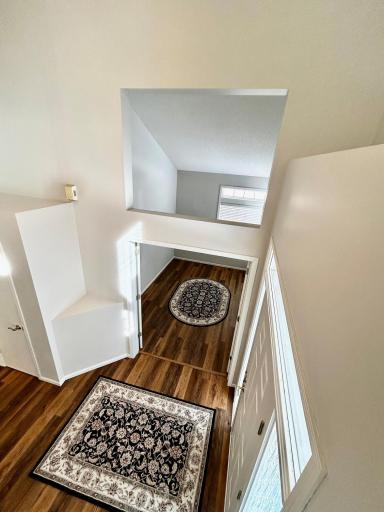 View from the top of the stairs