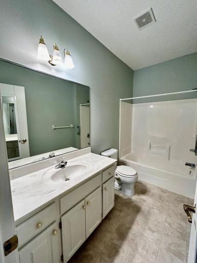 Full bath on the second floor