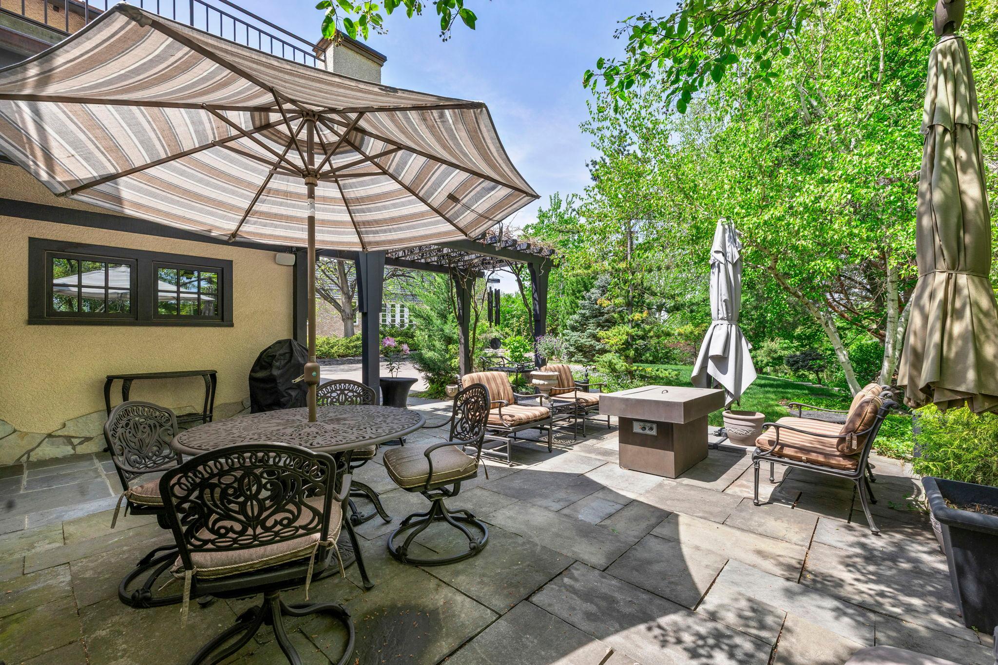 Rear patio off sunroom