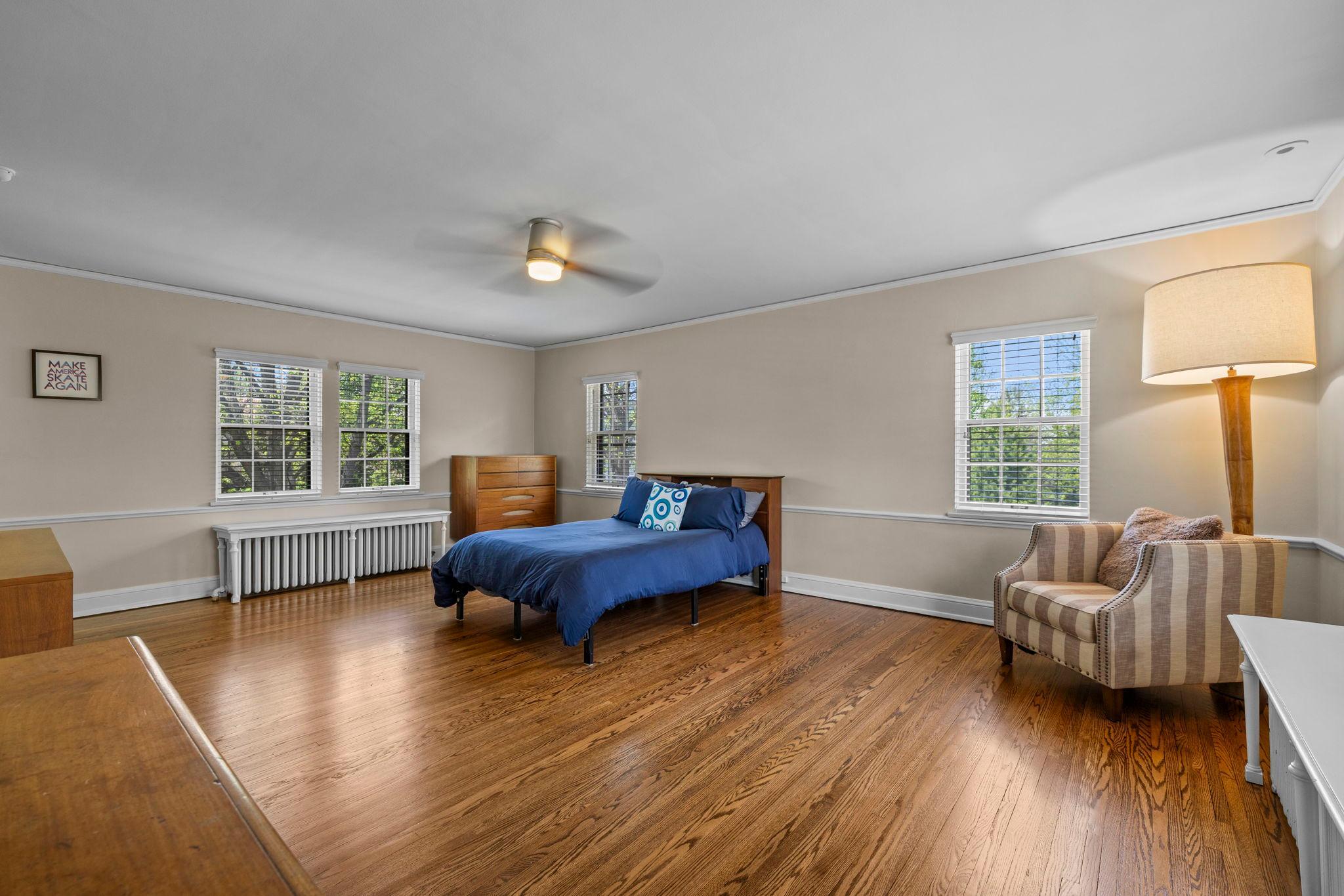 Bedroom 5 with beautifully finished floors