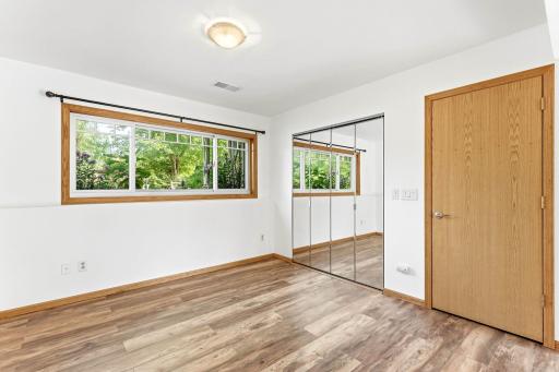 Lower level Space with 2 big walk-in closets.