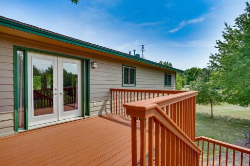 Freshly painted deck-perfect for grilling, relaxing and entertaining