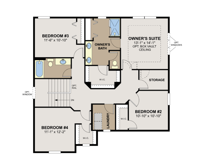 Victoria Layout - Second Floor
