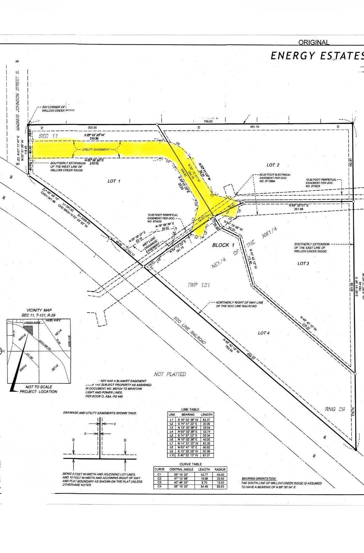 Driveway highlighted