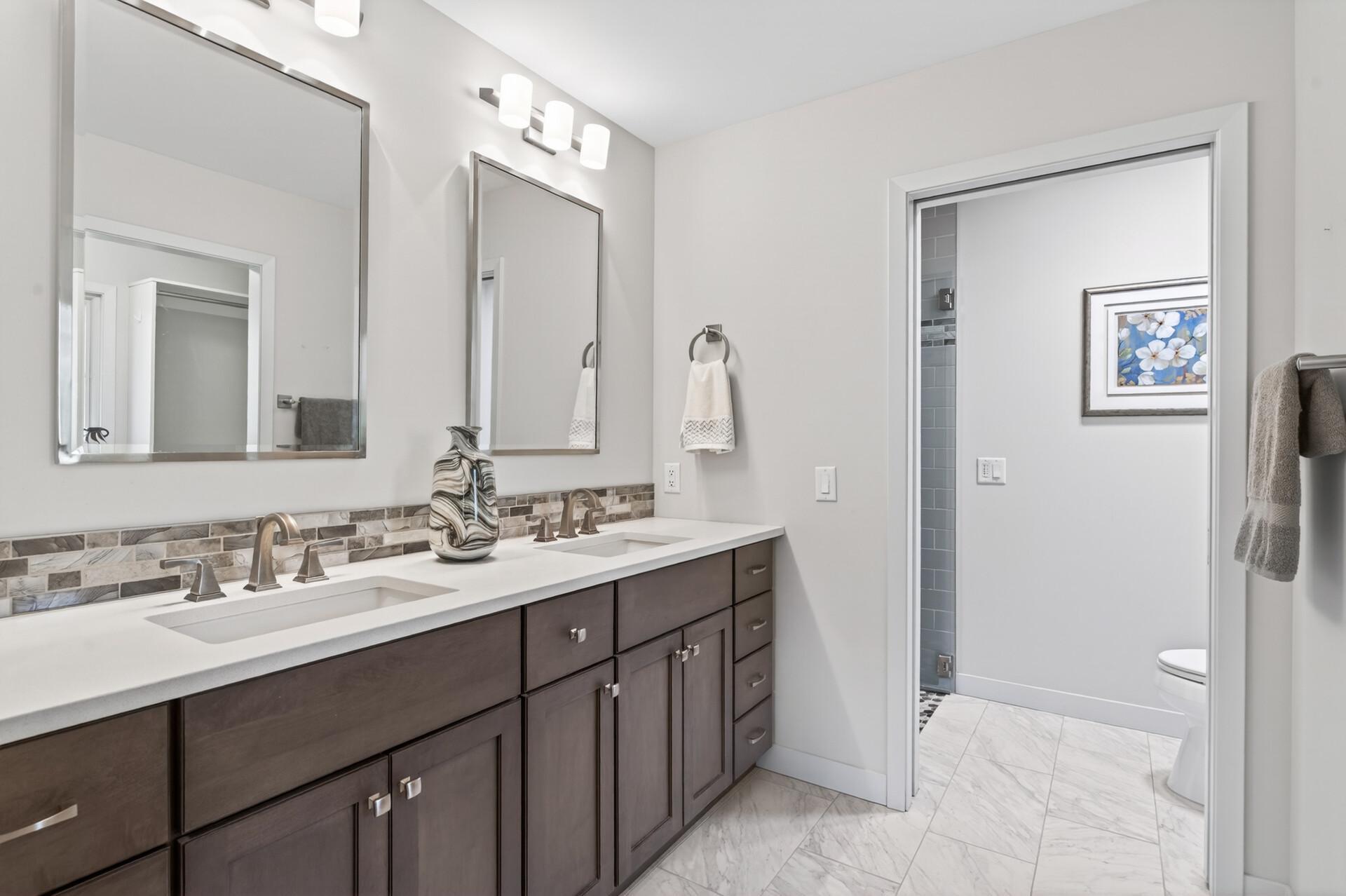 Remodeled primary bath