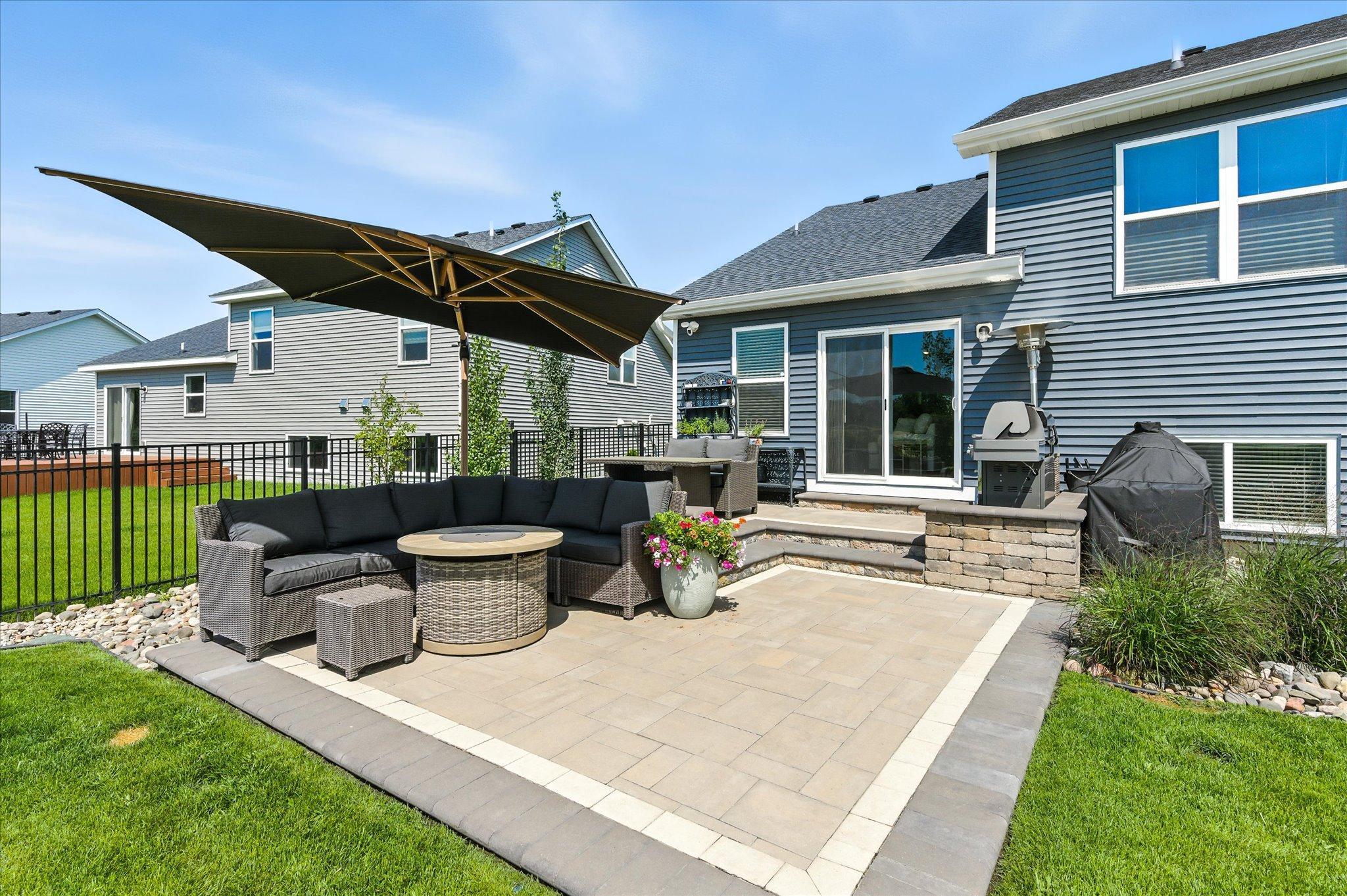 Beautiful patio to enjoy the outdoors