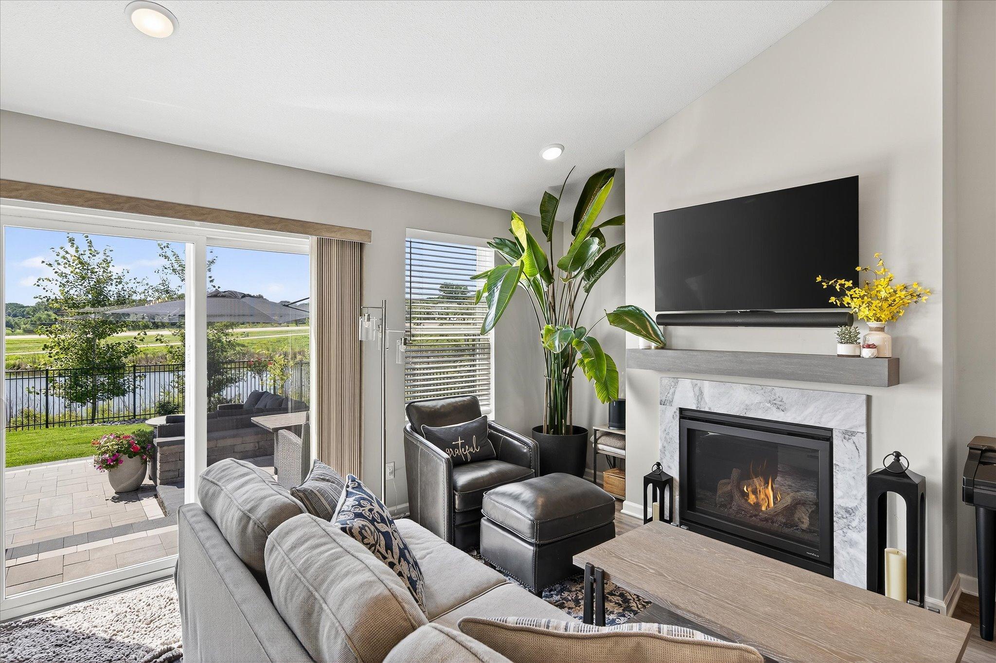 Access to the beautiful outside right off of the family room