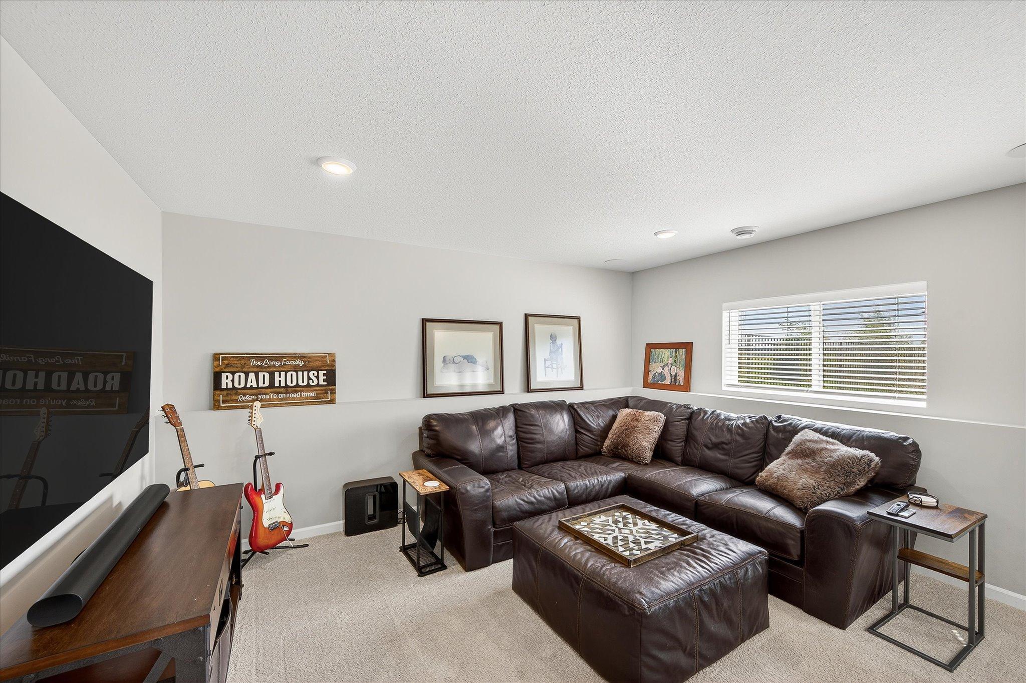 Football season is coming.. enjoy the games in this wonderful lower level