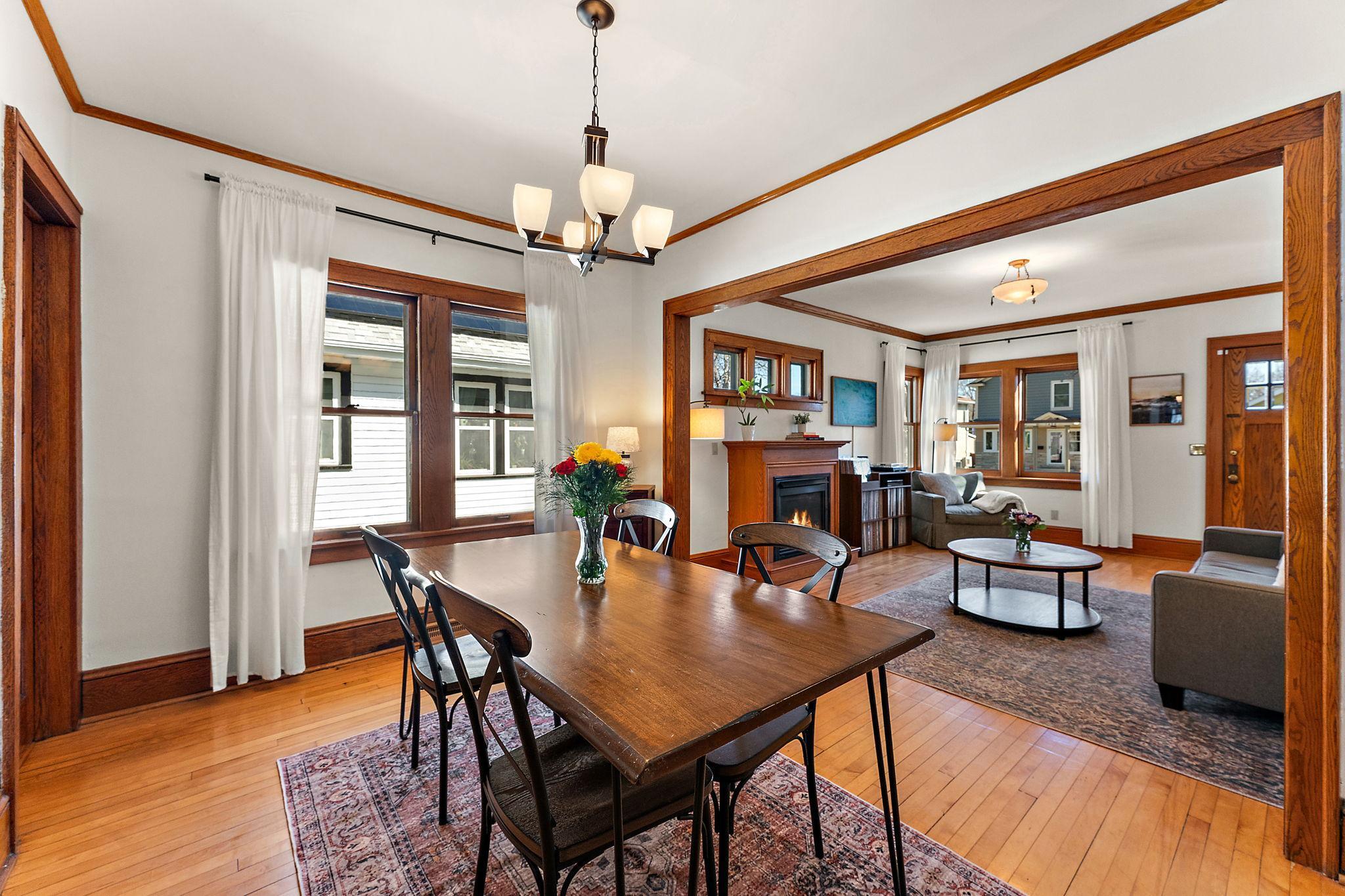 Plenty of dining space for entertaining.