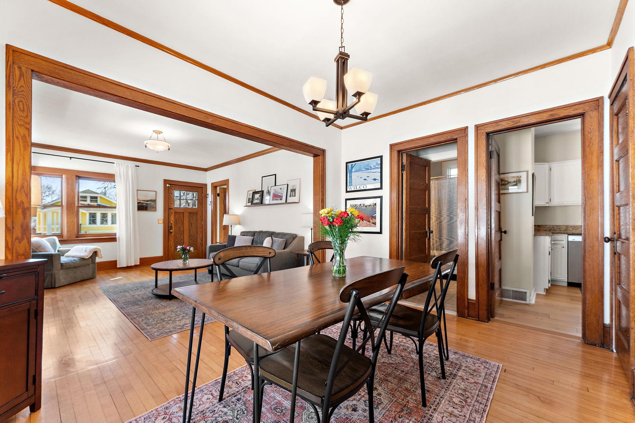 A nice flow to the living space.