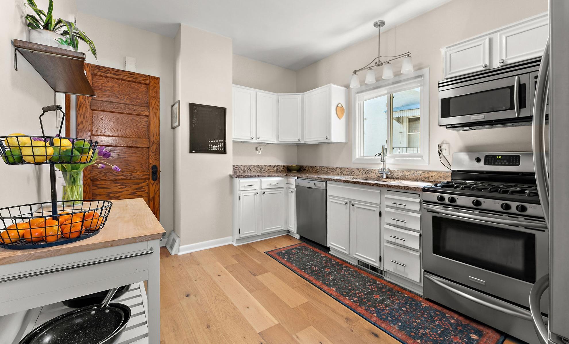 Ample counter space and room to move!