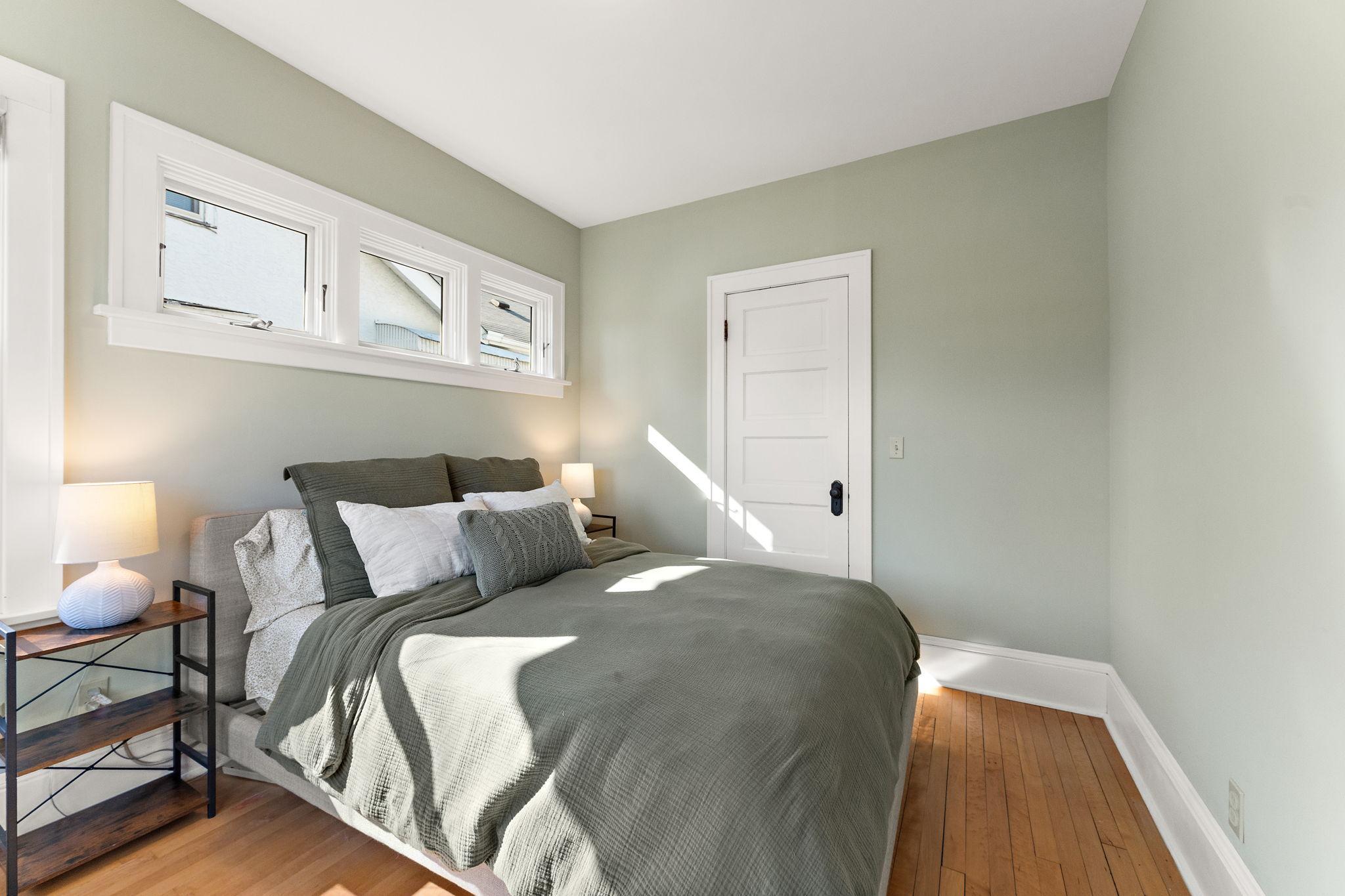 Main floor primary bedroom.