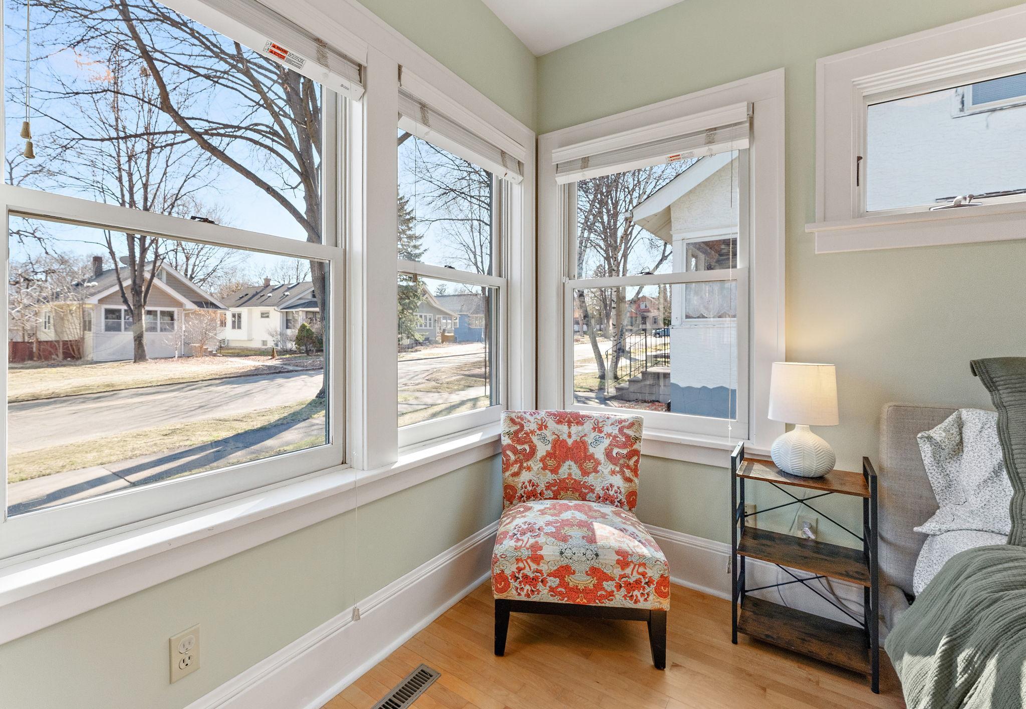Main floor primary bedroom.