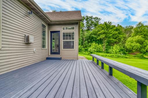 Deck on main house