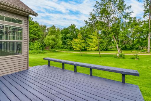 Deck on main house