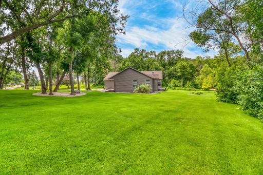 Large yard for outdoor activities.