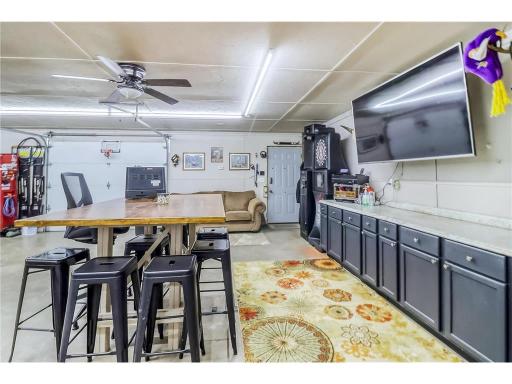 Heated Shop inside quonset shed