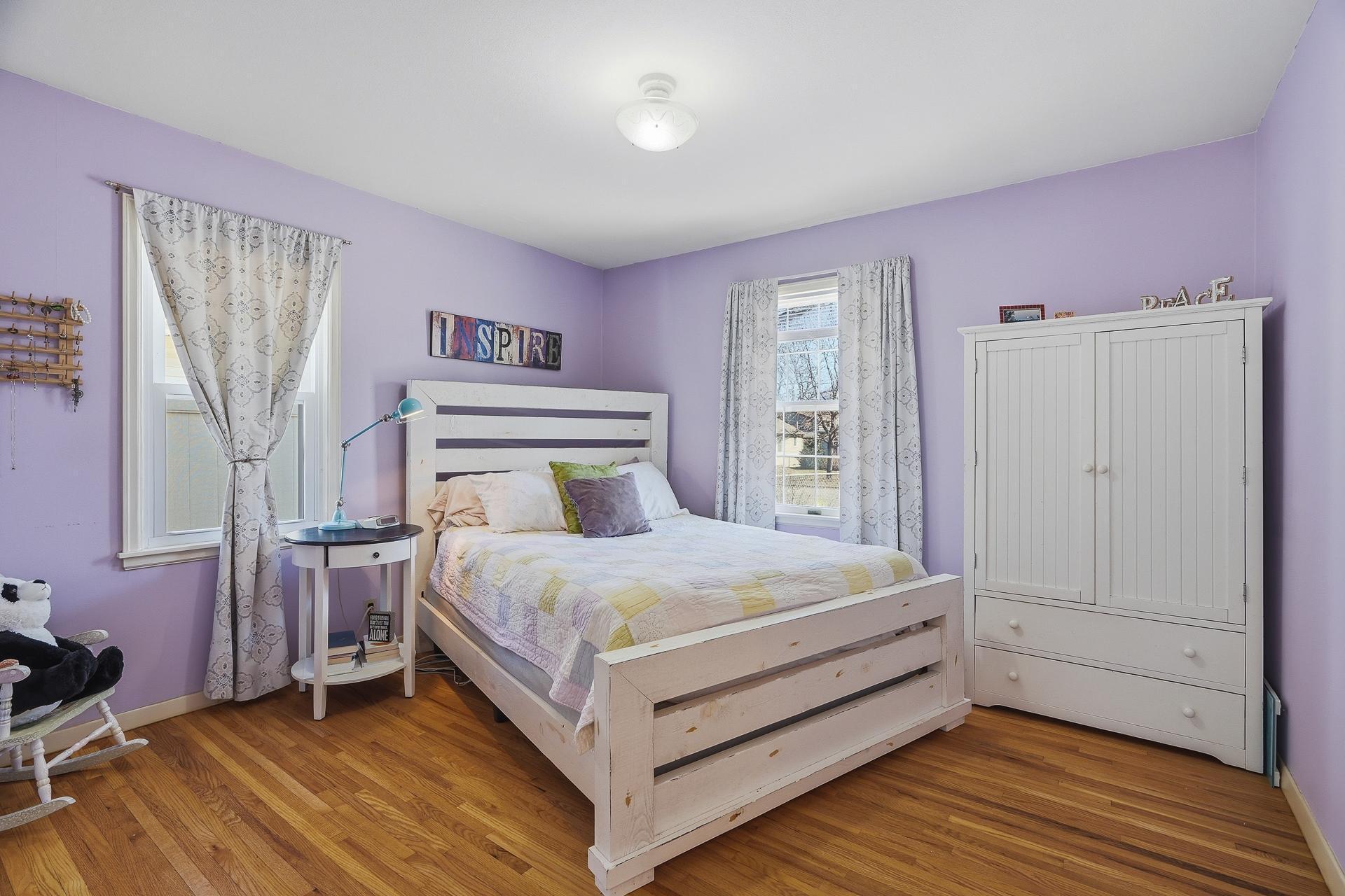 Primary bedroom on the main level.