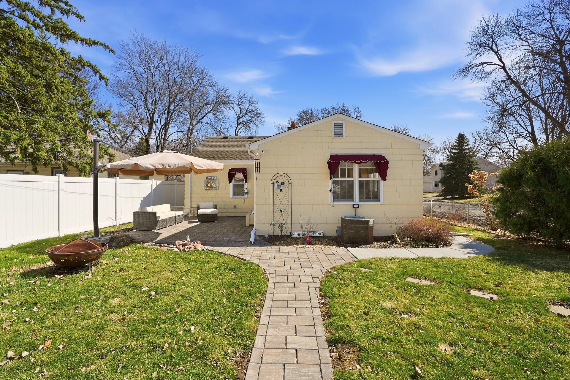 The homeowner has installed a large paver patio and new cement sidewalks from the front to the back of the home. Such a great outdoor space to enjoy!