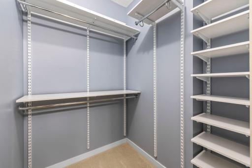 ...and a walk-in closet.