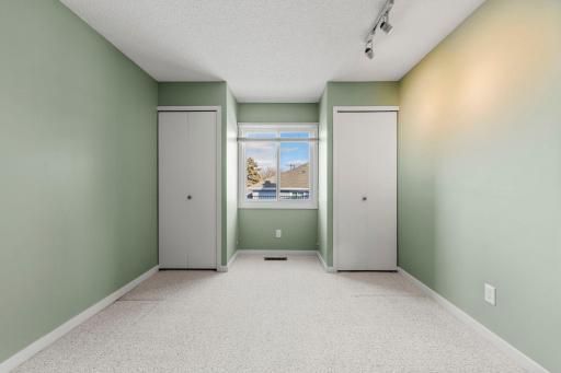 The second bedroom unstaged.