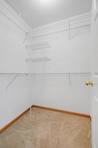 One of closets is a walkin for the bedroom.