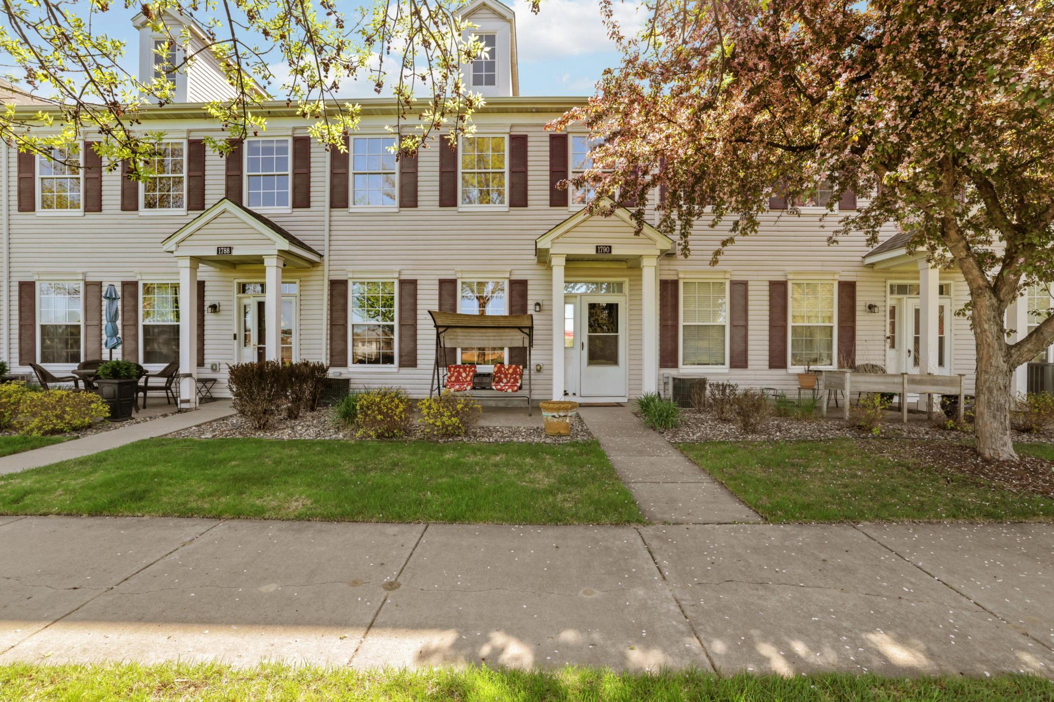 Two story townhome that is on Providence Park with walkways and recreation.