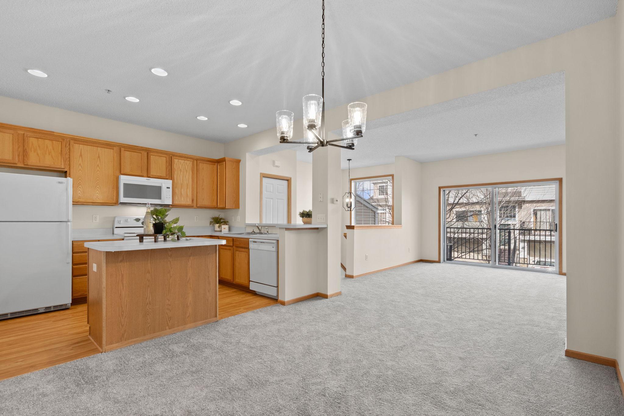 New carpet throughout and light fixtures!