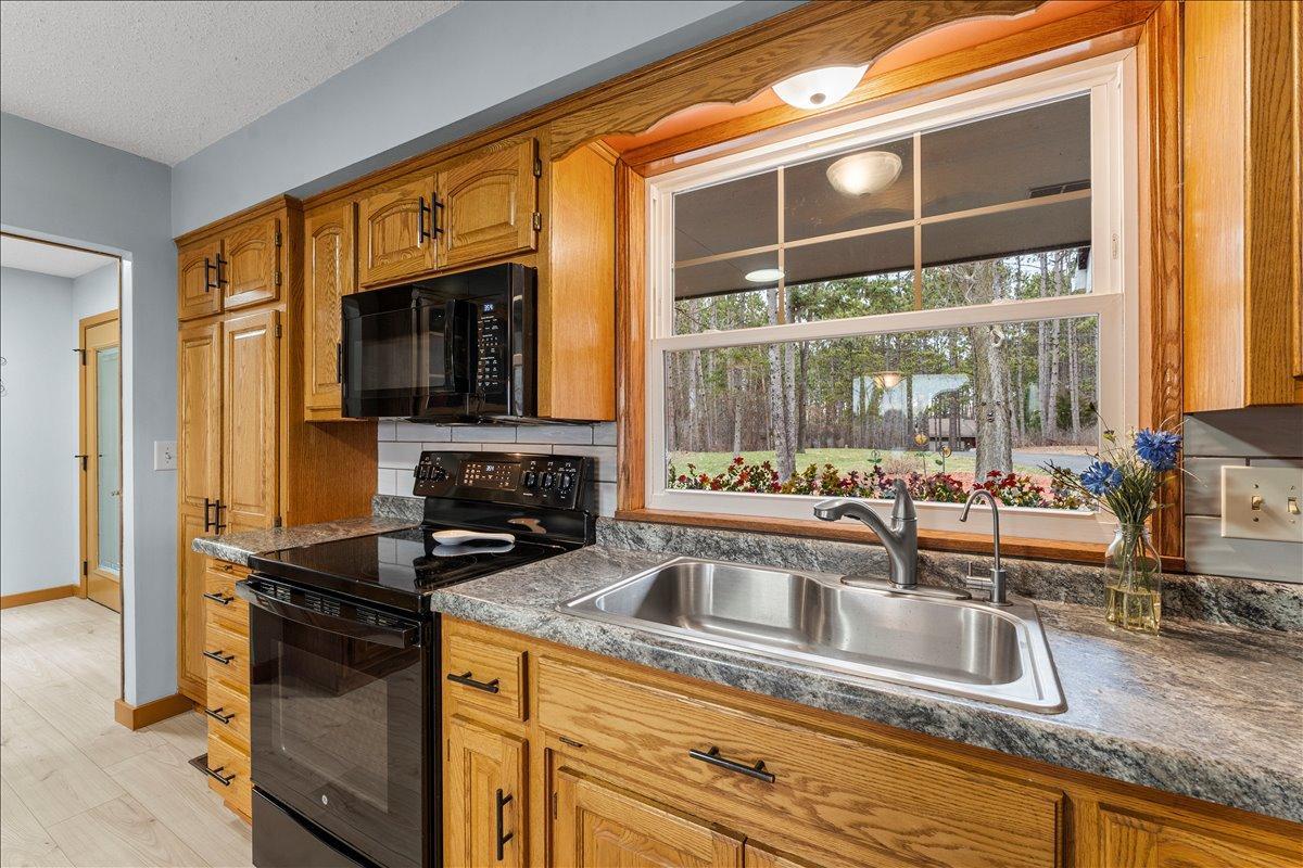 Kitchen sink window with great views