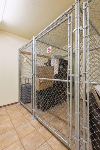 Dedicated storage locker conveniently located on condo level