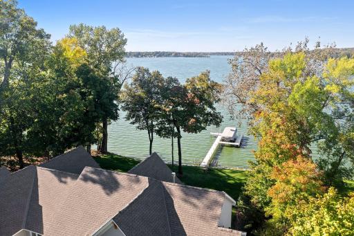 Aerial waterfront - Summer view - Lake Minnetonka