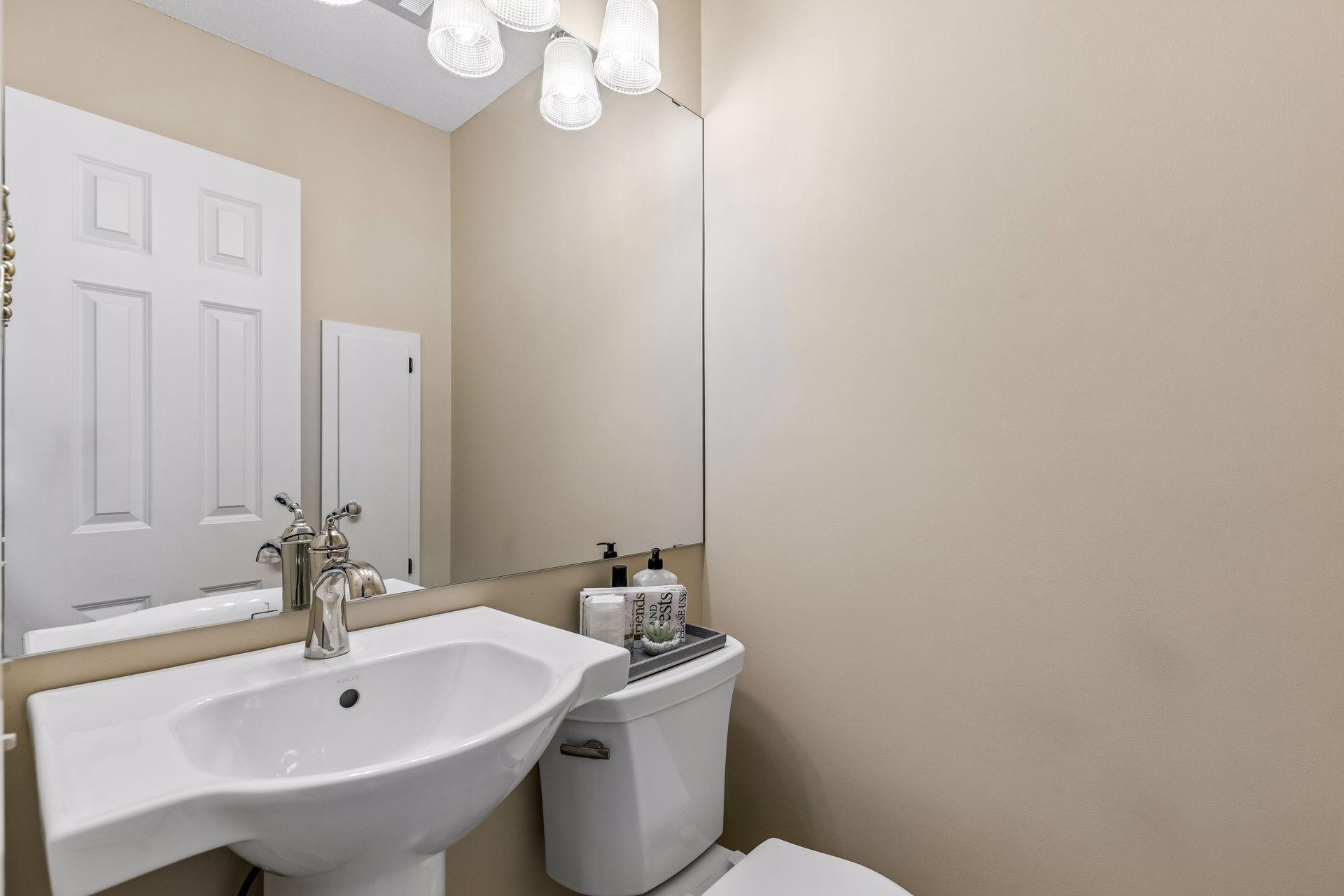 Main floor powder bath