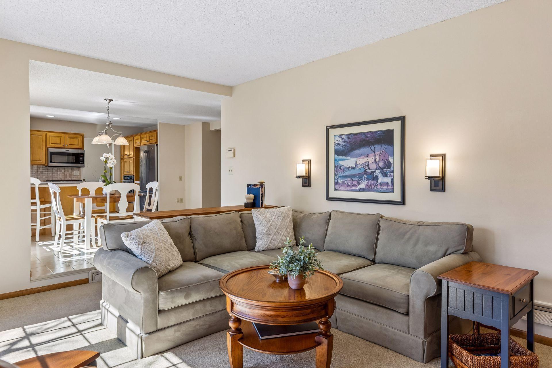 Open style kitchen and family room