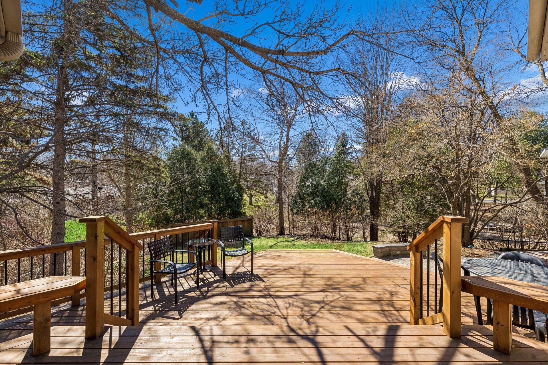 Entertaining is a must on this wonderful deck.