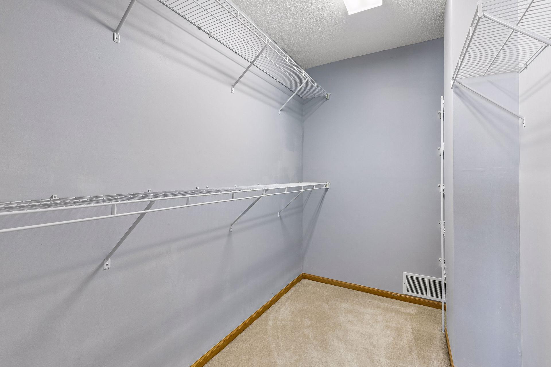 And a walk-in closet that will make you smile!