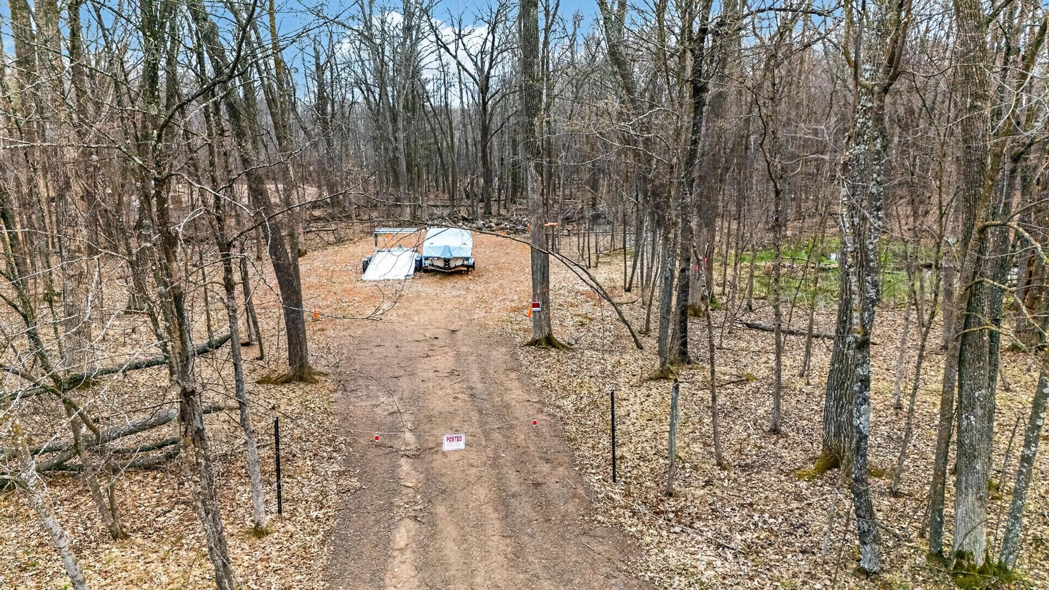 Road & clearing for your oasis