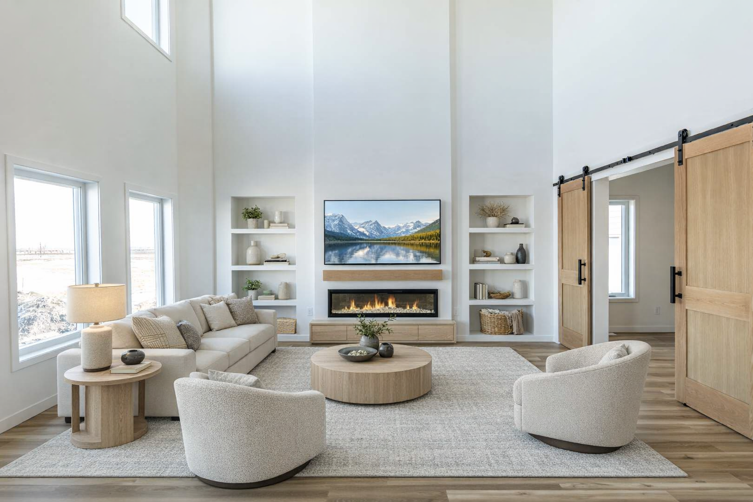 Virtually Staged (Great Room)