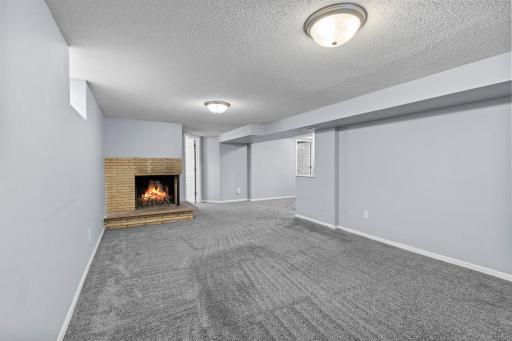 Digitally created - seller has never used fireplace