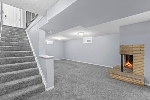 Digitally created - seller has never used fireplace