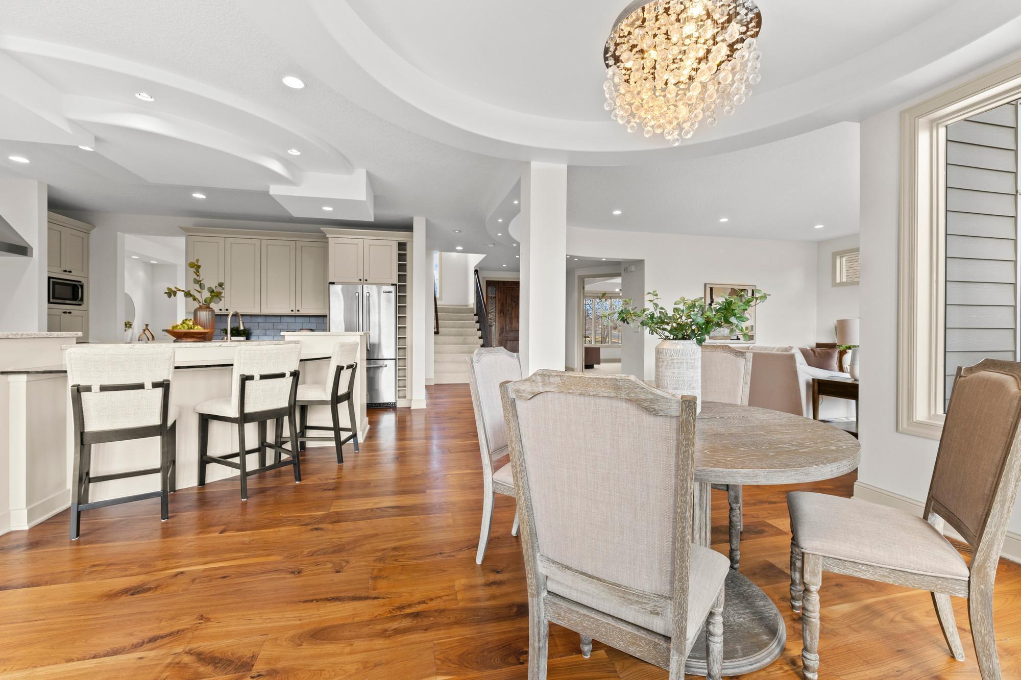 Informal dining area