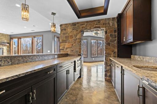 Upscale wet bar