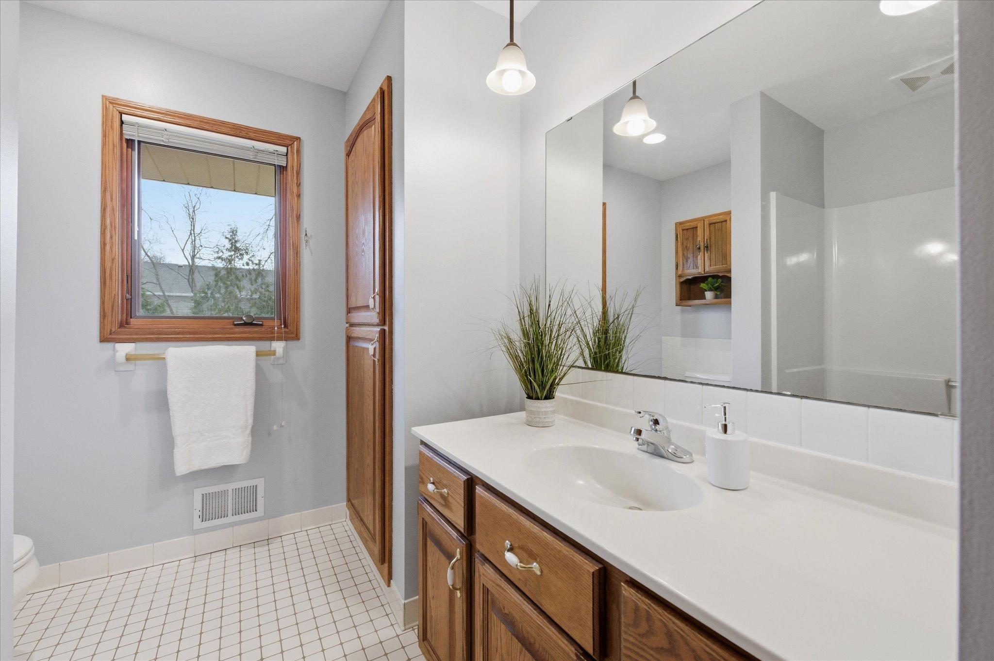 Full Bath on Main Floor