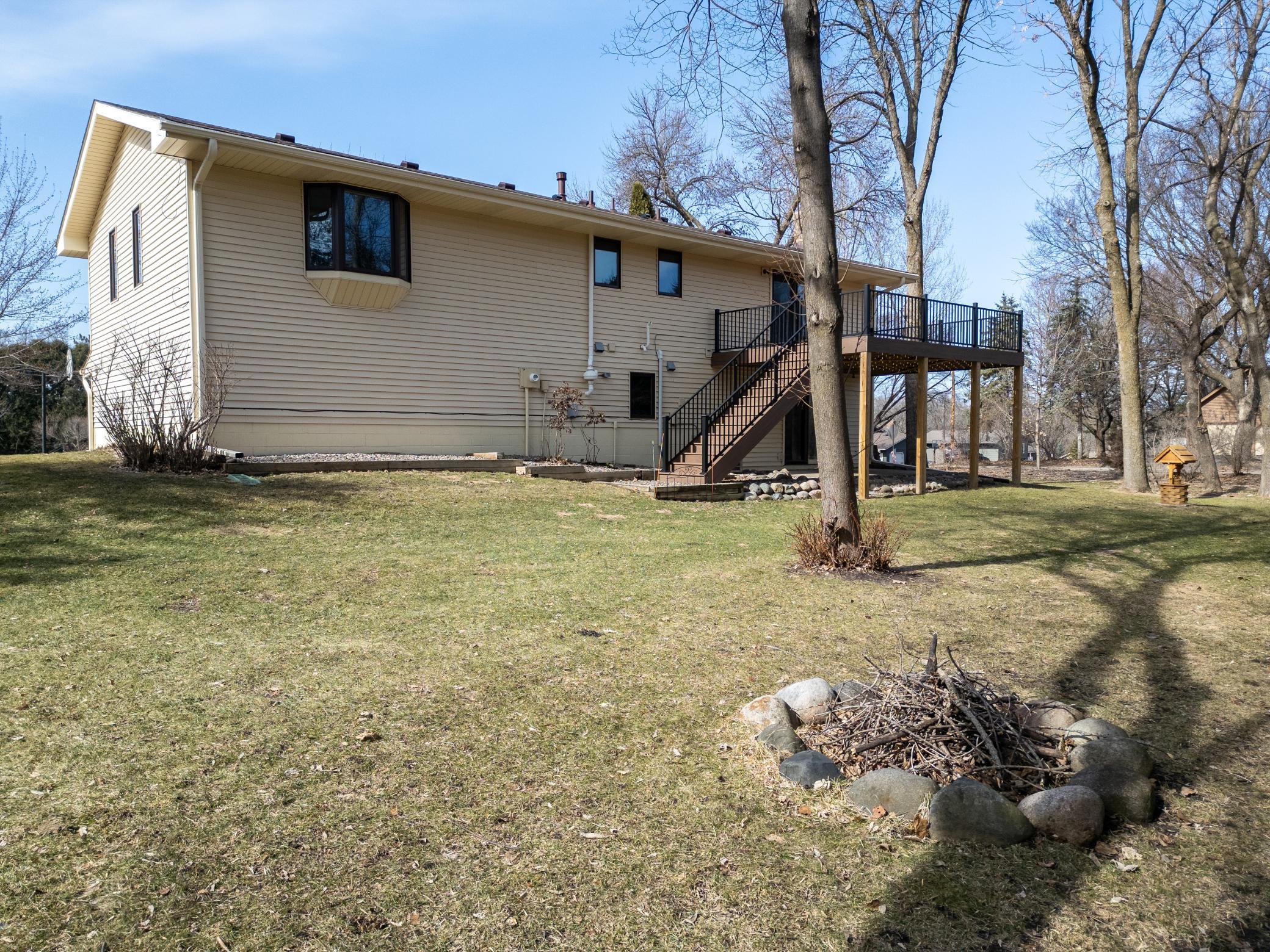 Firepit ready for those summer nights.