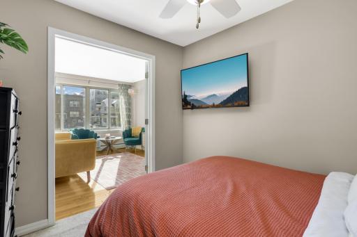Wake up, sunshine. The wall mounted TV stays!