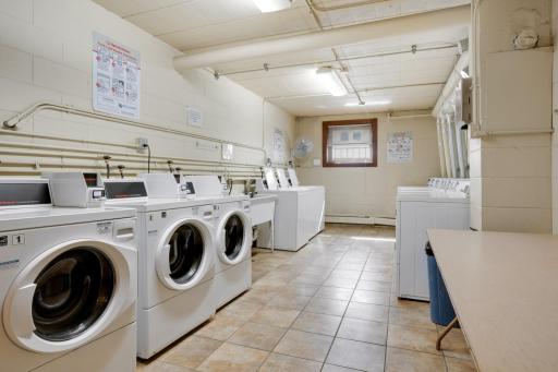 You have many laundry options! Several machines to share or in-unit hook up!