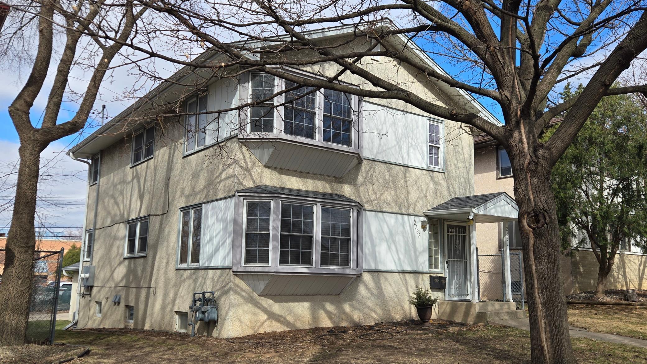 Low maintenance exterior with stucco and aluminum trim.